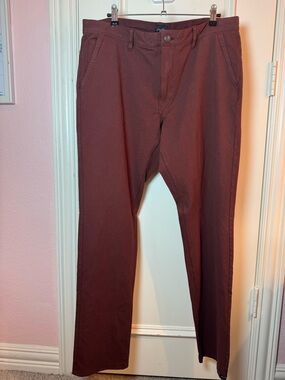 Good Man Brand Men's Chinos in Burgundy